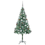 Artificial Christmas Tree with Stand Green 180 cm PVC and Steel