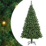 Artificial Christmas Tree Green 180 cm PVC, Steel and Plastic - Front View