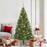 Artificial Christmas Tree Green 180 cm PVC, Steel and Plastic