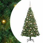 Artificial Christmas Tree Green 180 cm PVC, Steel and Plastic