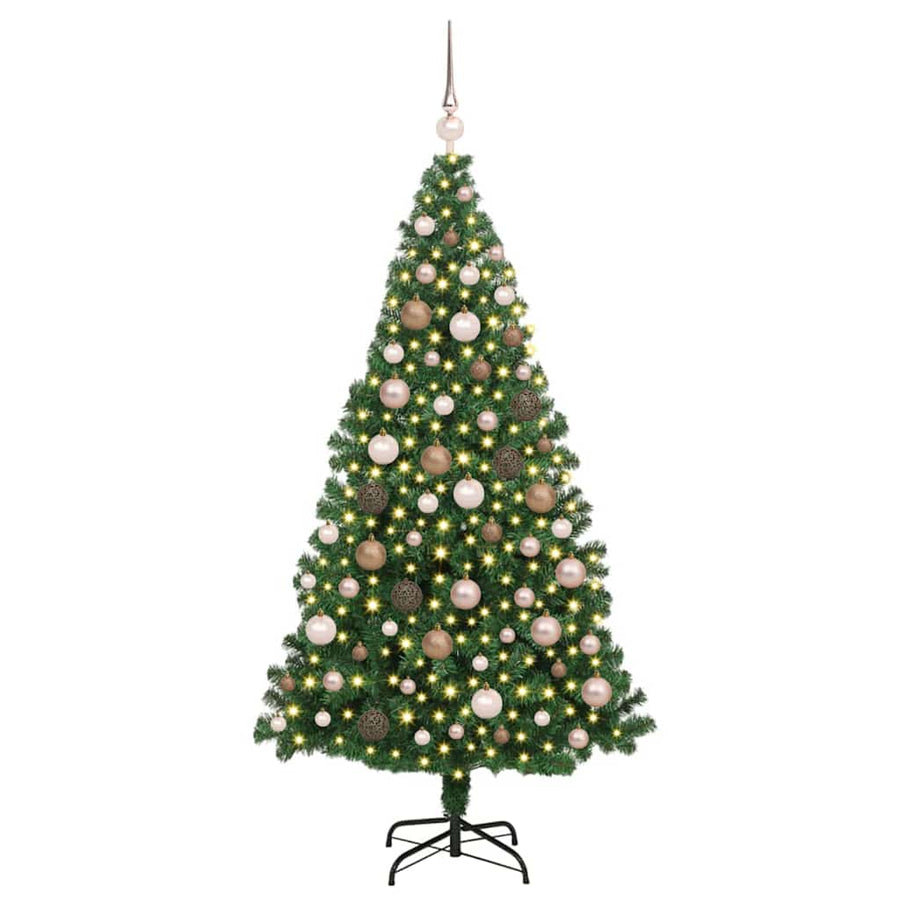 Artificial Christmas Tree Green 180 cm PVC, Steel and Plastic