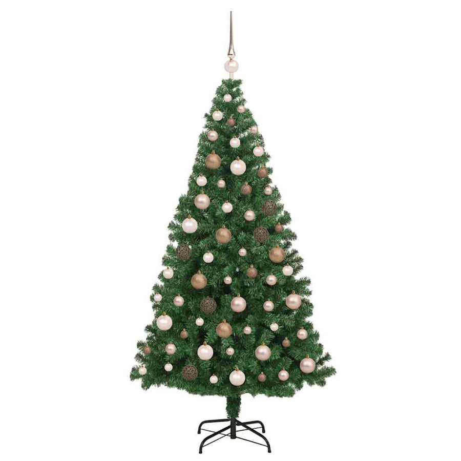 Artificial Christmas Tree Green 180 cm PVC, Steel and Plastic
