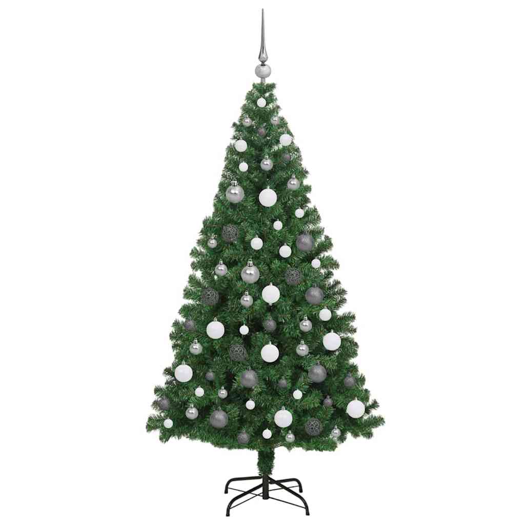 Artificial Christmas Tree Green 180 cm PVC, Steel and Plastic