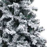 Artificial Christmas Tree White 180 cm PVC, Steel and Plastic - Close-Up Angle