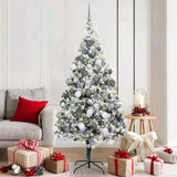 Artificial Christmas Tree White 180 cm PVC, Steel and Plastic