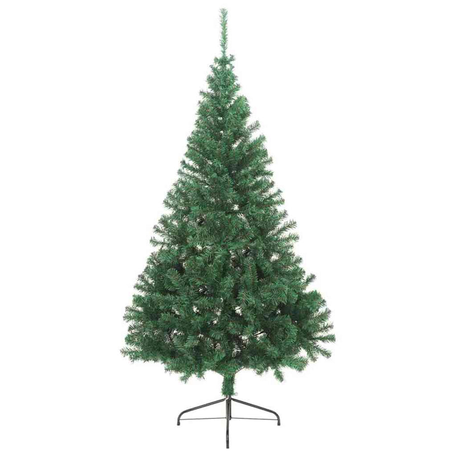 Artificial Pre-lit Christmas Tree Green 240 cm PVC