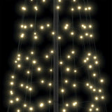 LED Christmas Tree with Ground Spikes Warm White 400 cm Iron