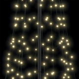 LED Christmas Tree with Ground Spikes Warm White 400 cm Iron - Close-Up Angle