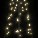 LED Christmas Tree Warm White 100 x 100 x 250 cm Iron - Close-Up Angle