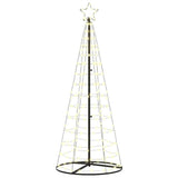 LED Christmas Tree Warm White 100 x 100 x 250 cm Iron