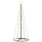 LED Christmas Tree Warm White 100 x 100 x 250 cm Iron