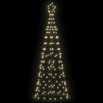 LED Christmas Tree Warm White 100 x 100 x 250 cm Iron