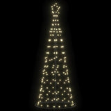 LED Christmas Tree Warm White 100 x 100 x 250 cm Iron - Top-Down View