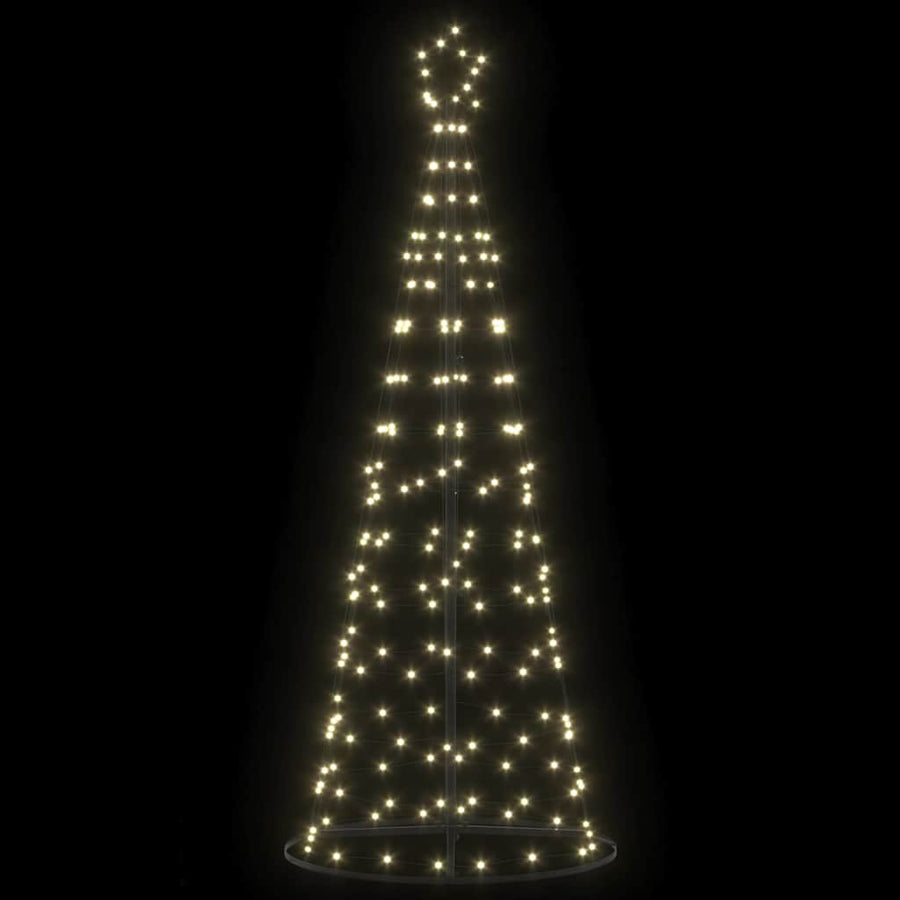 LED Christmas Tree Warm White 100 x 100 x 250 cm Iron