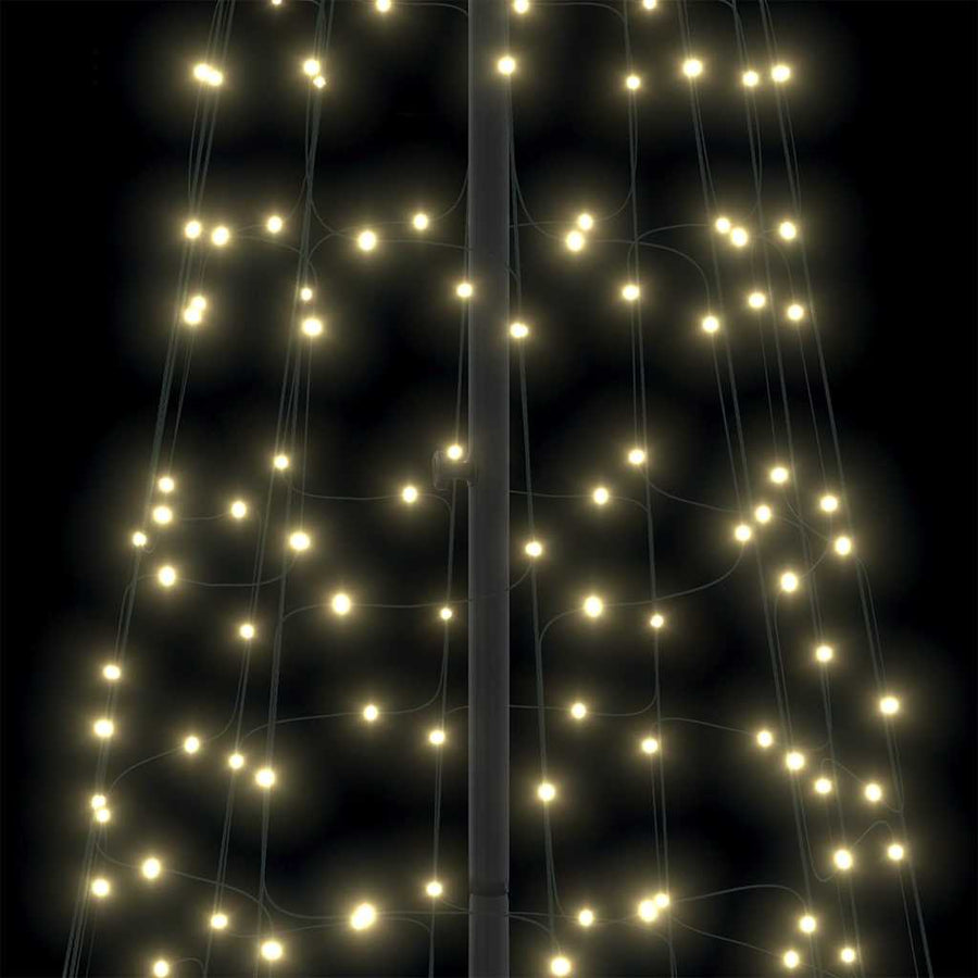 LED Christmas Tree Warm White 138 x 138 x 400 cm Iron