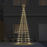 LED Christmas Tree Warm White 138 x 138 x 400 cm Iron