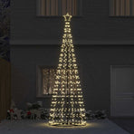 LED Christmas Tree Warm White 138 x 138 x 400 cm Iron