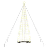 LED Christmas Tree Warm White 138 x 138 x 400 cm Iron