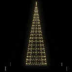 LED Christmas Tree Warm White 138 x 138 x 400 cm Iron