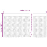 Dimpled Drainage Sheet 2 pcs Black 0.5 x 20 m HDPE