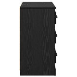 Sideboards 2 pcs Black Oak 70 x 35,5 x 67,5 cm Engineered Wood