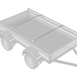 Tarpaulin Bracket for Trailers 2 pcs Silver 102-155 cm Aluminum