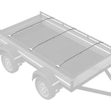 Tarpaulin Bracket for Trailers 3 pcs Silver 102-155 cm Aluminum