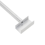 Tarpaulin Bracket for Trailers 2 pcs Silver 136-218 cm Aluminum