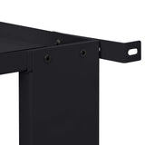 Washing Machine Pedestal Black 64 x 55 x 32.5 cm Steel - Close-Up Angle