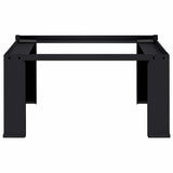Washing Machine Pedestal Black 64 x 55 x 32.5 cm Steel - Side View