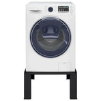 Washing Machine Pedestal Black 64 x 55 x 32.5 cm Steel
