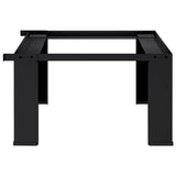 Washing Machine Pedestal Black 64 x 55 x 32.5 cm Steel - Top-Down View