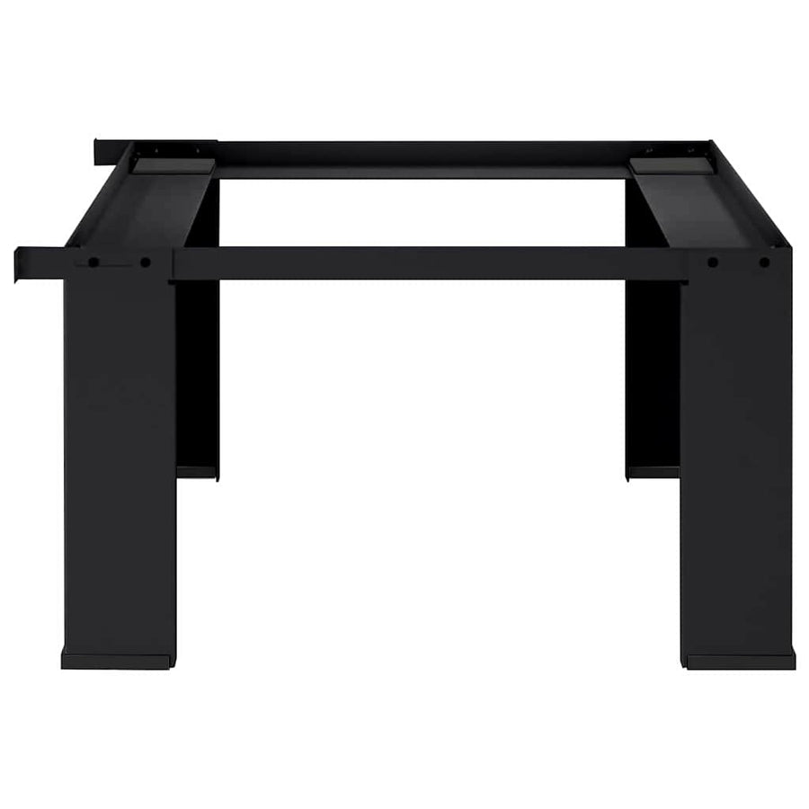 Washing Machine Pedestal Black 64 x 55 x 32.5 cm Steel