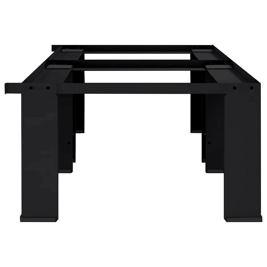Washing Machine Pedestal 2 pcs Black 127 x 54.5 x 32.5 cm Steel