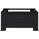 Washing Machine Pedestal Black 64 x 55 x 32.5 cm Steel
