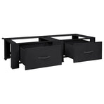 Washing Machine Pedestal 2 pcs Black 127 x 54.5 x 32.5 cm Steel
