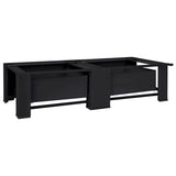 Washing Machine Pedestal 2 pcs Black 127 x 54.5 x 32.5 cm Steel - Rear View
