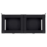 Washing Machine Pedestal 2 pcs Black 127 x 54.5 x 32.5 cm Steel