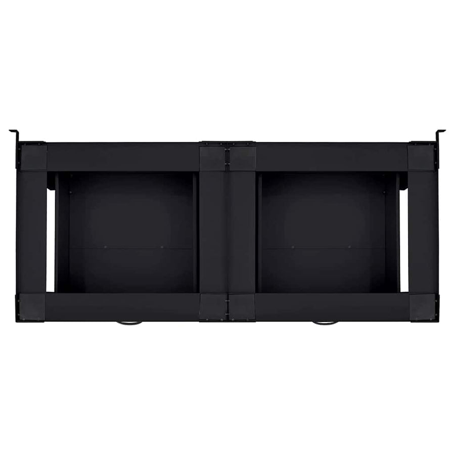 Washing Machine Pedestal 2 pcs Black 127 x 54.5 x 32.5 cm Steel