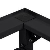Washing Machine Pedestal Black 60 x 56 x 52 cm Steel - Low Angle