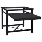 Washing Machine Pedestal Black 60 x 56 x 52 cm Steel - Front View