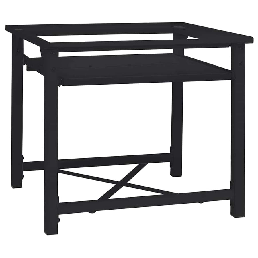 Washing Machine Pedestal Black 60 x 56 x 52 cm Steel