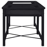 Washing Machine Pedestal 2 pcs Black 120 x 56 x 52 cm Steel - Top-Down View