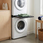 Washing Machine Intermediate Shelf Black 60 x 60 x 8 cm Steel