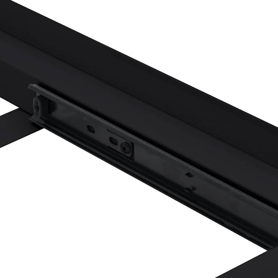 Washing Machine Intermediate Shelf Black 60 x 60 x 8 cm Steel