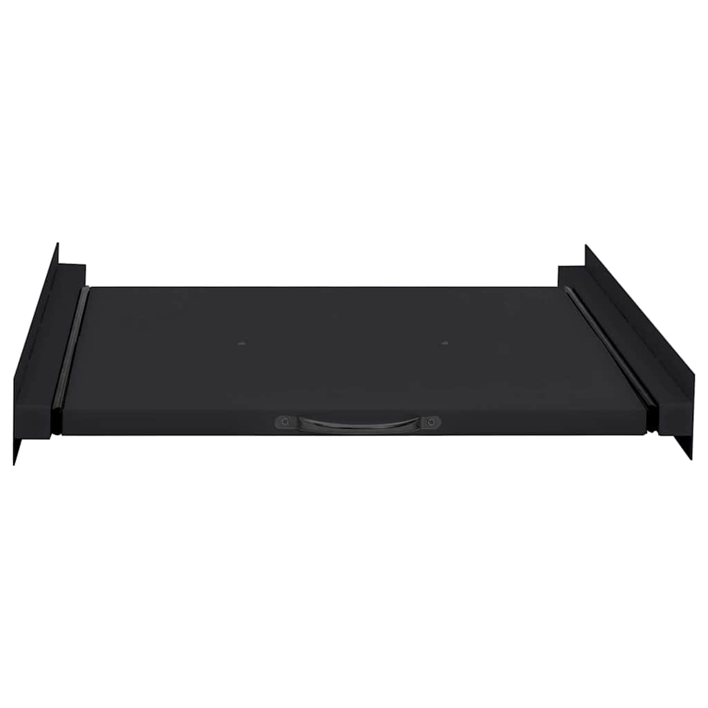 Washing Machine Intermediate Shelf Black 60 x 60 x 8 cm Steel