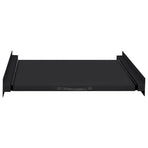 Washing Machine Intermediate Shelf Black 60 x 60 x 8 cm Steel
