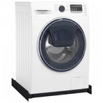 Washing Machine Intermediate Shelf Black 60 x 60 x 8 cm Steel