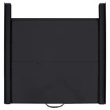 Washing Machine Intermediate Shelf Black 60 x 60 x 8 cm Steel