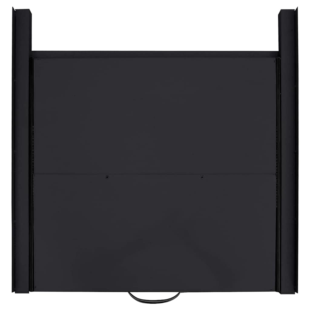 Washing Machine Intermediate Shelf Black 60 x 60 x 8 cm Steel